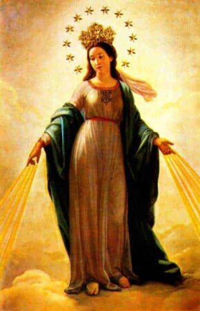 What is the signiﬁcance of the twelve stars on Mary’s crown?