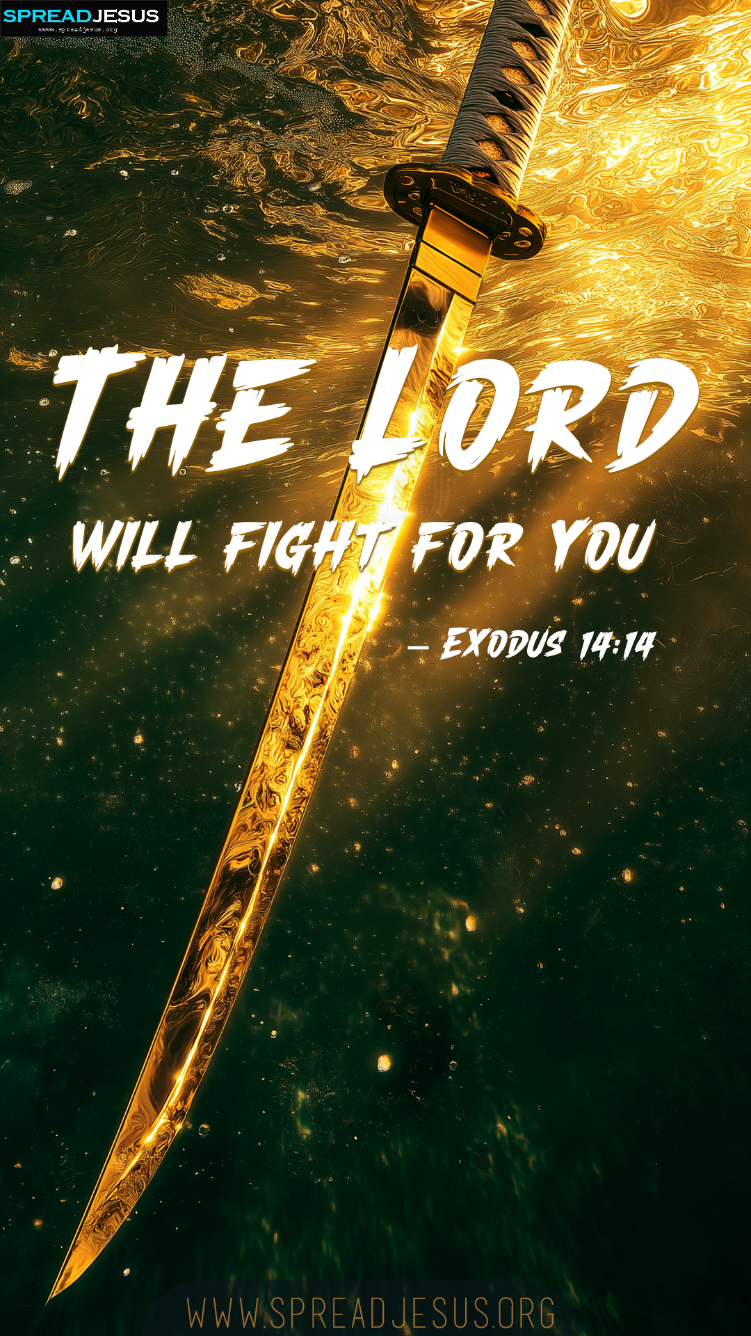 Daily Bible Verses Exodus 14:14 WhatsApp Status