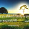 Inspiring Bible Quote Wallpaper: Sirach 3:30