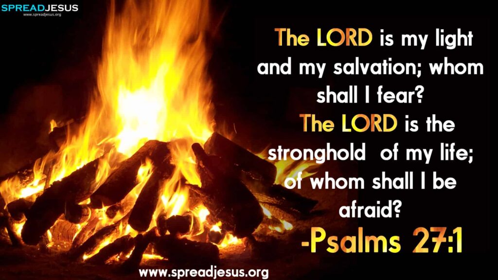 Bible Quotes HD Wallpaper - Psalms 271 Inspiring Strength