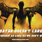 Christian Quotes HD Wallpaper - Worship Only God, Not Satan