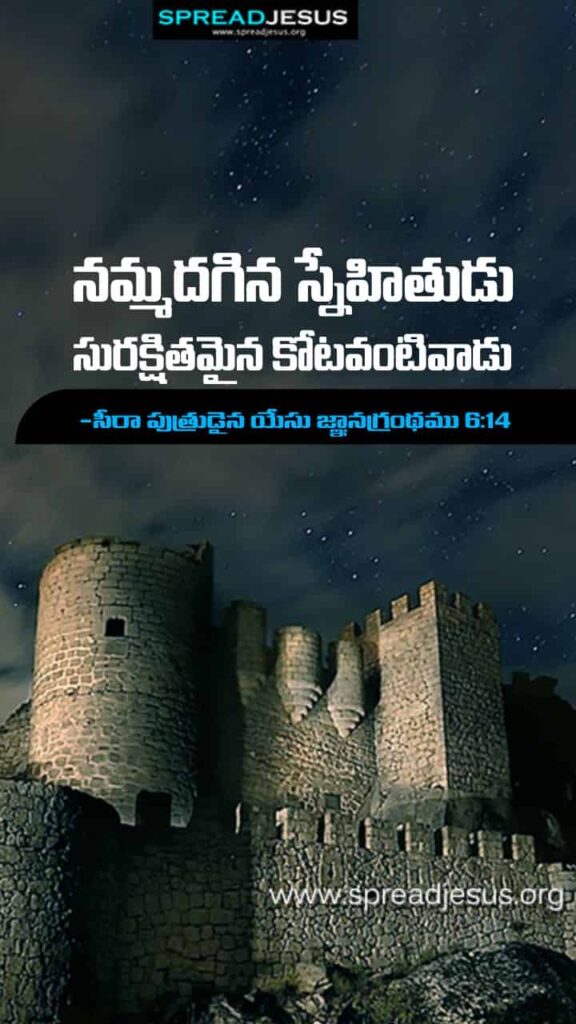 Telugu Bible Quotes Mobile Wallpaper Sirach-6:14 Download