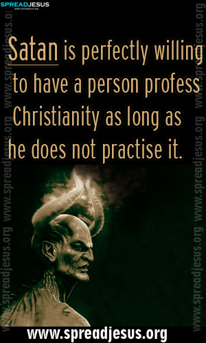 Christian Quotes ⚡ Satan Is Perfectly Willing | HD Mobile Wallpapers & Status