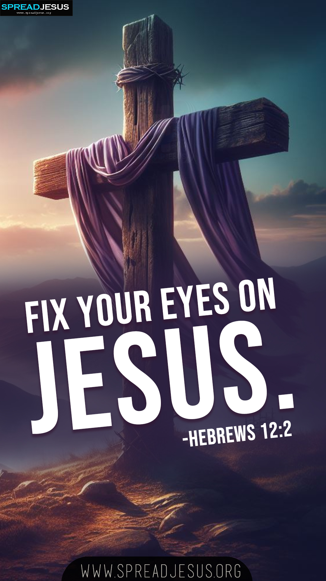📖 Bible Quotes WhatsApp Status Hebrews 12:2 Download