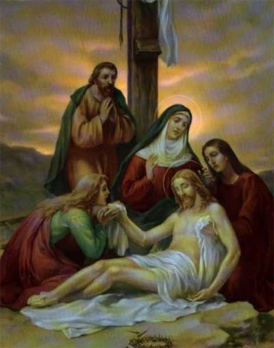 Station of the Cross | Way of the Cross Meditations & Reflections 14 Station of the Cross | Way of the Cross Meditations
Station 13: Jesus Is Taken Down From the Cross and Laid in the Arms of His Blessed Mother.