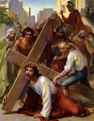 Station of the Cross | Way of the Cross Meditations & Reflections 4 Station of the Cross | Way of the Cross Meditations Station 3: Jesus Falls Under the Weight of the Cross for the First Time: