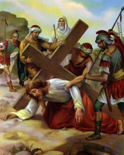 Station of the Cross | Way of the Cross Meditations & Reflections 8 Station of the Cross | Way of the Cross Meditations Station 7: Jesus Falls the Second Time.